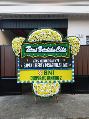 Papan Bunga Duka di Banjarmasin Barat