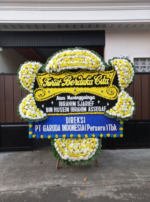 Papan Bunga Duka di Banjarmasin Barat