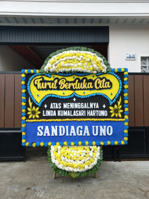 Papan Bunga Duka di Banjarmasin Barat