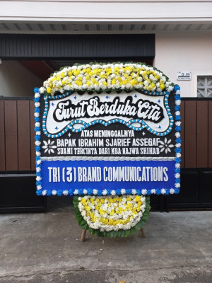 Papan Bunga Duka di Banjarmasin Barat